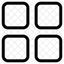 Apps Grid List Icon