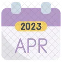 April 2023 Calendar Icon