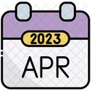 April 2023 Calendar Icon