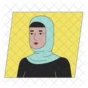 Muslim Woman Kerchief Pretty Symbol