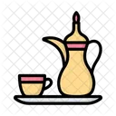 Arabic Tea Prayer Religion Icon