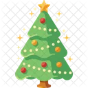 Arbol Navidad Navidad Icono