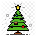 Navidad Arbol Decoracion Icono