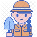 Archaeologist Female Female Archaeologist Archeology Icon