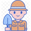 Archaeologist Male Male Archaeologist Archeology Icon