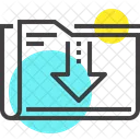 Archive Content Data Icon