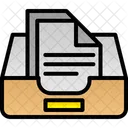 Archive Box Data Icon