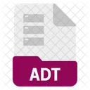 Adt Archivo Formato Icono