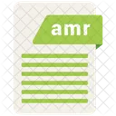 Amr Formato Documento Icono