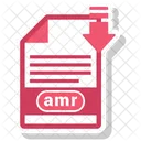 Amr Archivo Formato Icono