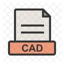 Archivo cad  Icono