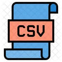 Archivo CSV Icono