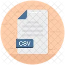 Csv Archivo Csv Formato De Archivo Icono