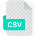 Csv Extension Tipo Icono