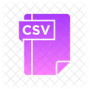 Archivo CSV  Icono