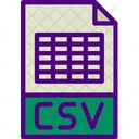 Archivo CSV  Icono