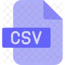 Archivo CSV  Icono