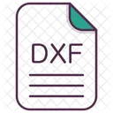 Dxf Archivo Documento Icono