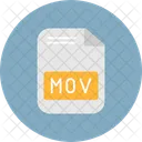 Archivo Mov Mov Archivo Icono