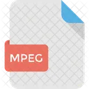 MPEG Medios Reproductor Icono