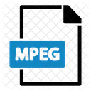 Mpeg Extension Archivo Icono