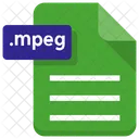 MPEG Archivo Documento Icono