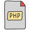 Extension De Archivo Archivo Php Php Icono