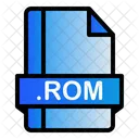 Rom Extension Archivo Icono