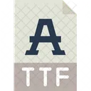 Archivo ttf  Icono