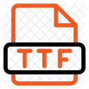 Archivo ttf  Icono