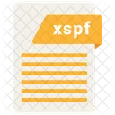 Xspf Formato Documento Icono