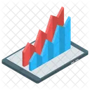 Statistics Analytics Area Chart Icon