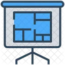 Real Estate Architecture Area Icon