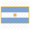 Argentinien Flagge Land Symbol