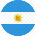 Argentinien Flagge Welt Symbol