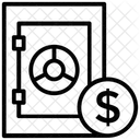 Protecao De Fundos Armario De Dinheiro Armario De Banco Ícone