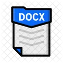 Arquivo Docx Documento Ícone