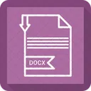 Docx Arquivo Formato Ícone