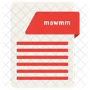 Mswmm Arquivo Formato Ícone