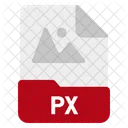 Px Arquivo Formato Ícone