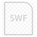 Swf Extensao Arquivo Ícone