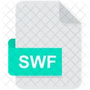 Swf Flash Formato Web Pequeno Ícone