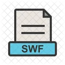 Swf Arquivo Extensao Ícone