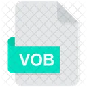 Vob Video Formato De Arquivo Ícone