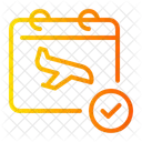 Arrival Flight Status Calendar 아이콘