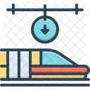 Arrive Station Platform Icon