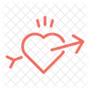 Heart Arrow Love Icon