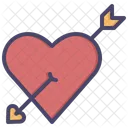 Arrow Heart Love Icon