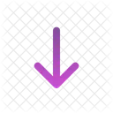 Arrow Down  Icon