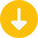 Arrow Down Circle  Icon